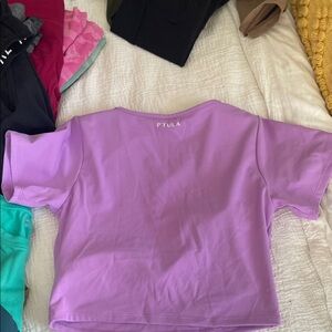 P'tula Women's Soft Purple Short Sleeve Tee